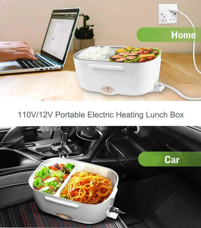 2-in-1 Electric Heating Lunch Box – Home & Car Use