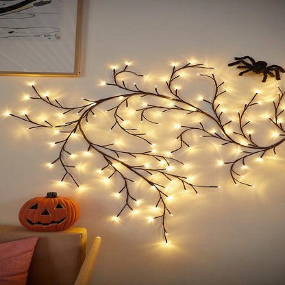 Bendable Rattan Branch LED Fairy Lights - 72/96/144 LEDs