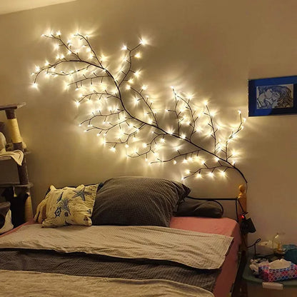 Bendable Rattan Branch LED Fairy Lights - 72/96/144 LEDs