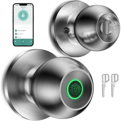 Smart Fingerprint Door Lock with Keypad & App Control