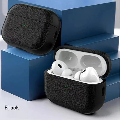 Leather Texture Protective Case for Apple AirPods (1-4 Pro)