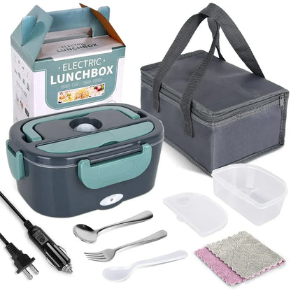 2-in-1 Electric Heating Lunch Box – Home & Car Use