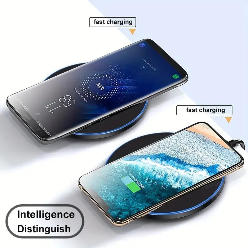 30W Fast Wireless Charger for iPhone 12-15 & Samsung S22/S23